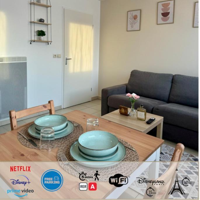 Charming & Cosy Apartment - 10Mn From Disneyland Bussy-Saint-Georges Exterior photo